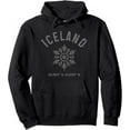 Iceland Reykjavik Vintage Icelandic Souvenir Pullover Hoodie