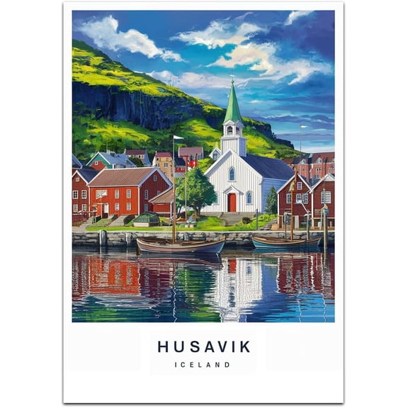 Iceland country Map Retro Style Travel Canvas, Iceland country Map Vintage Rustic Canvas Print, Home Office Wall Decoration, Iceland country Map Country Canvas Canvas axgmFw