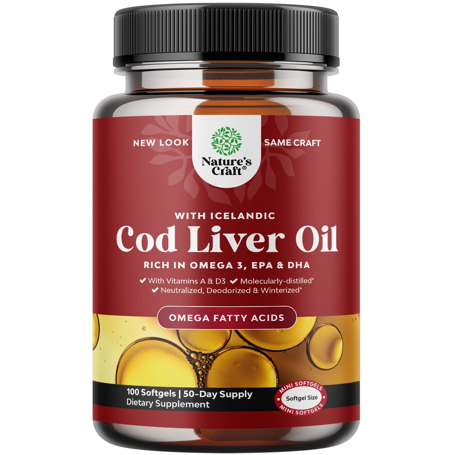 Рыбий жир для печени. Solgar - Cod Liver Oil (Vitamins a & d) / 100 Softgels.