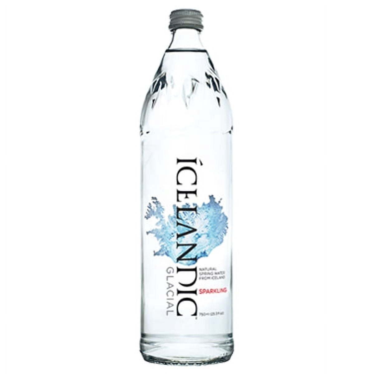 Icelandic Glacial Natural Spring Sparkling w-a-t-e-r 750 ml Glass