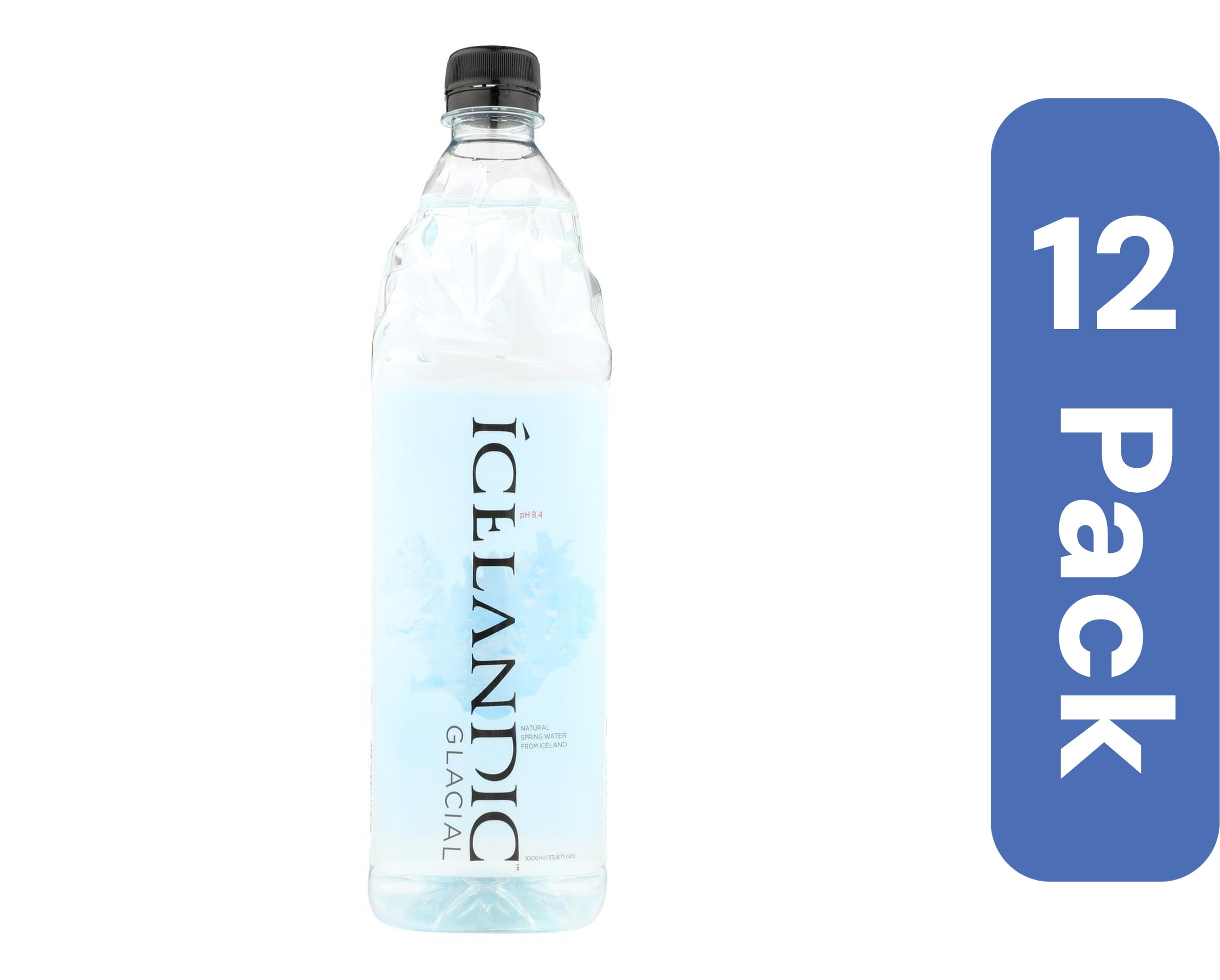 Icelandic Glacial Natural Spring Water 1 L (Pack Of 12) - Walmart.com
