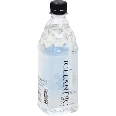 Icelandic Glacial Natural Spring Water, 16.9 Fl Oz, 24 Count Bottles