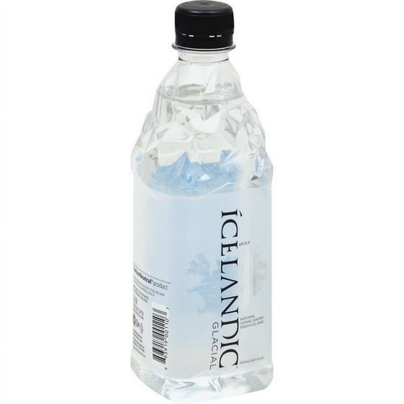 Icelandic Glacial Natural Spring Water, 16.9 Fl Oz, 24 Count Bottles