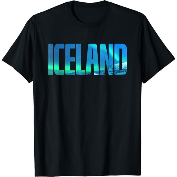 Icelandic Lights Reykjavik Vacations Iceland T-Shirt