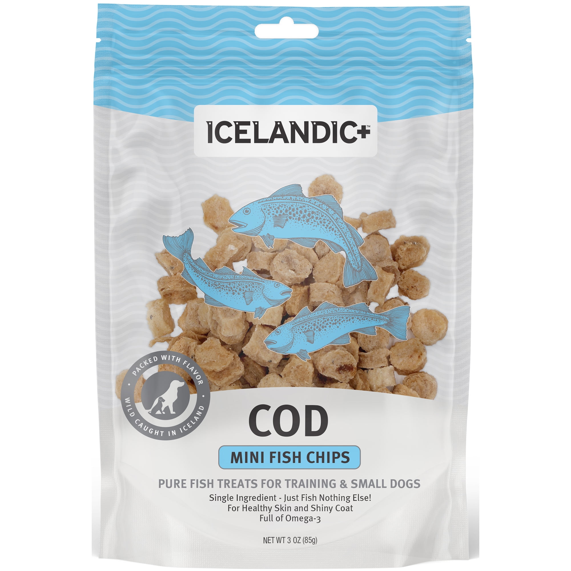 Icelandic+ Cod Fish Chips Dog Treat
