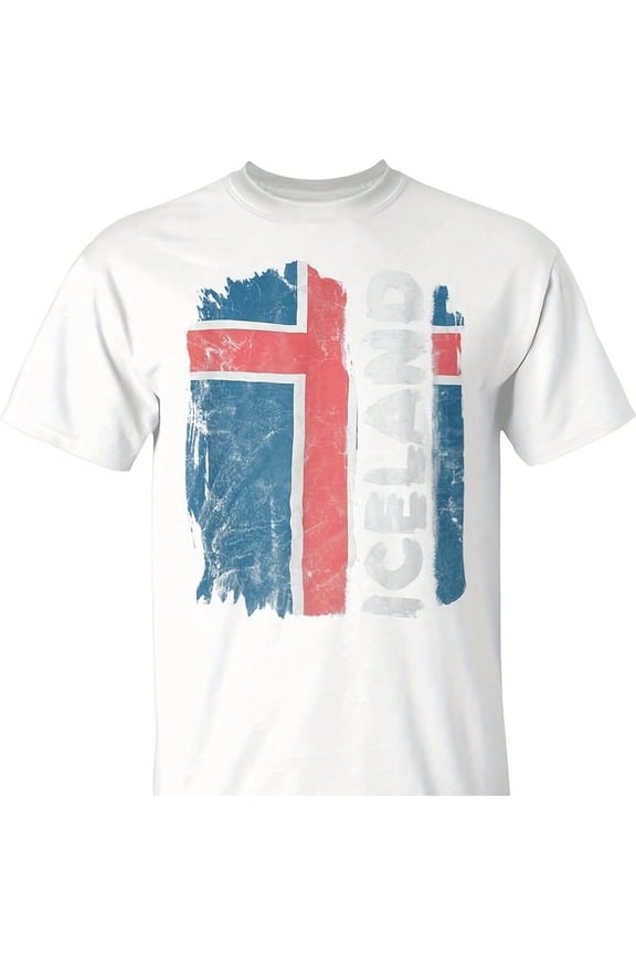 Icelandic Pride Proud Iceland T-Shirt54306220g Combed Cotton T-Shirt