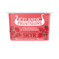 thumbnail image 1 of Icelandic Provisions Skyr, Strawberry Lingonberry Yogurt, 5.3 Ounce Plastic Cup, 1 of 7