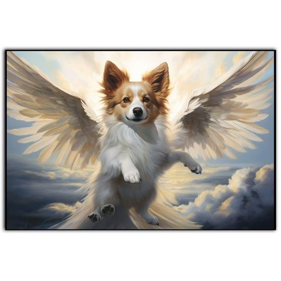 Icelandic Sheepdog Gift - Cat or Dog Pet Loss Gift for a Grieving Friend - Pet Remembrance Gift and Sympathy Photo Keepsake, wall paper, kitchen wall décor