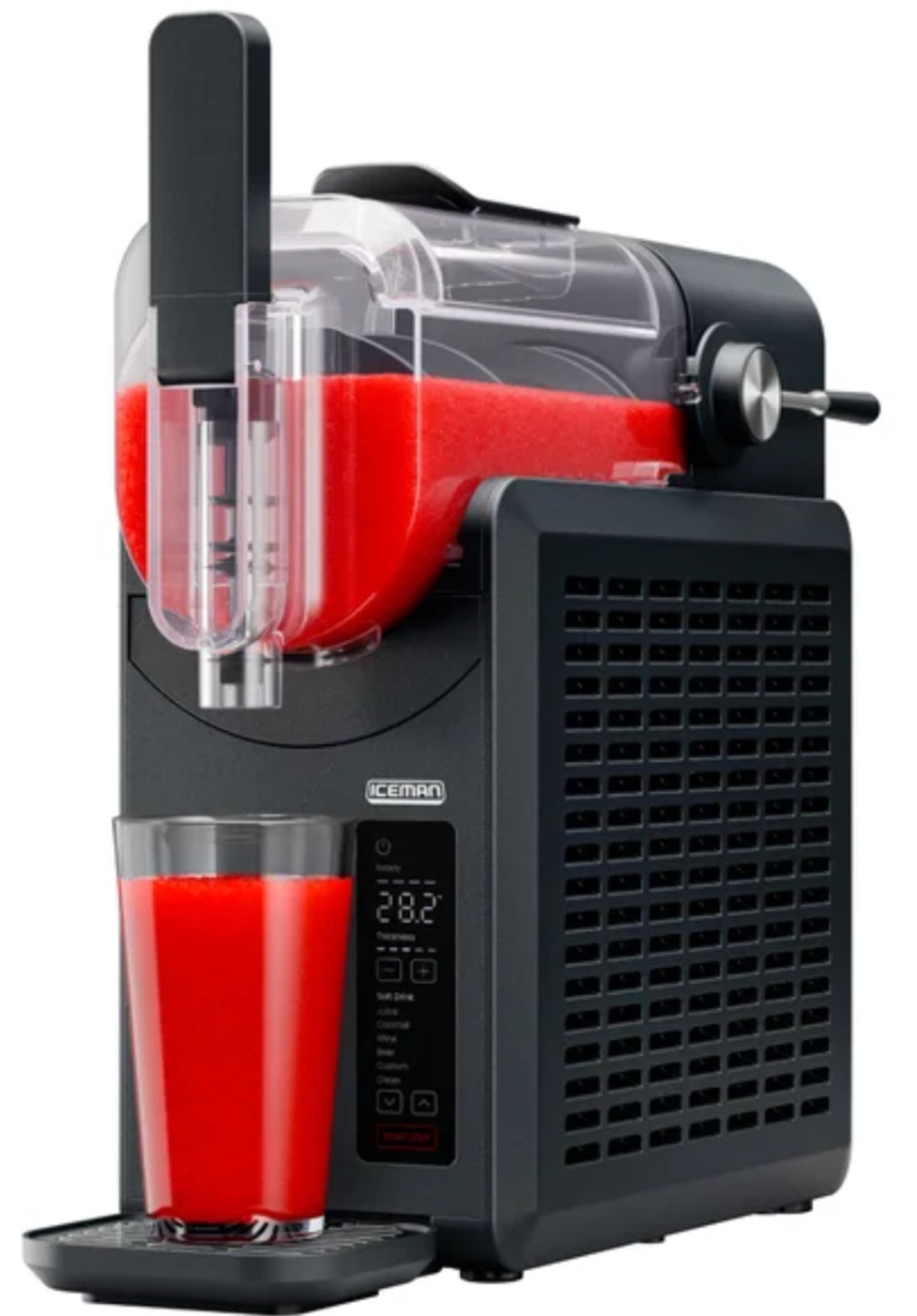 Iceman Black 48 oz. Slushy Maker with Adjustable Thickness