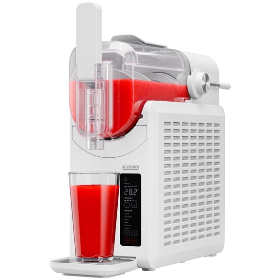 Iceman Slush-Ease 48 oz. Slushy Maker with Customizable Thickness - White, New