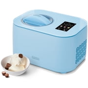 Iceman Trio Ice Cream, Frozen Yogurt, and Italian Ice Maker, No Pre-Freezing, Two Inserts Included - Aqua