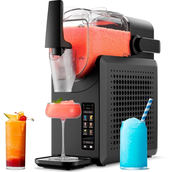 Iceman by Chefman Slush-Ease MAX 90oz Slushy Maker with Touch Controls and 5 Functions – Black