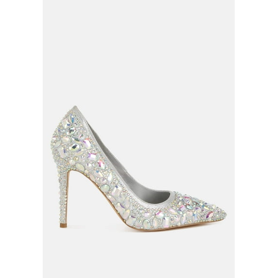 Iceout Diamante Rhinestone Embellishments Pumps