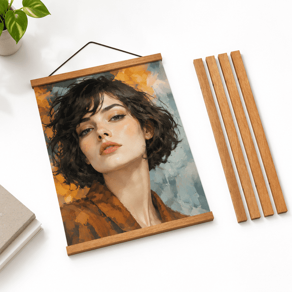Icer Hanger 18" Frame With Strongs Plete Hanging Kit Forers Art Maps And More Fits 18x18 18x20 18x24 18x30 Teak Wood
