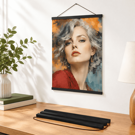 Icer Hanger 40" Frame With Strongs Plete Hanging Kit For Art Maps Pictures And More Fits 40x27 40x30 40x36 40x48 Black