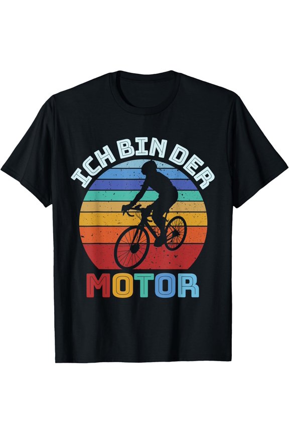 Ich Bin Der Motor Bicycle Rider Funny Bike Anti E-Bike T-Shirt