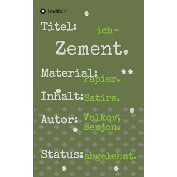 ich-Zement. (Paperback)