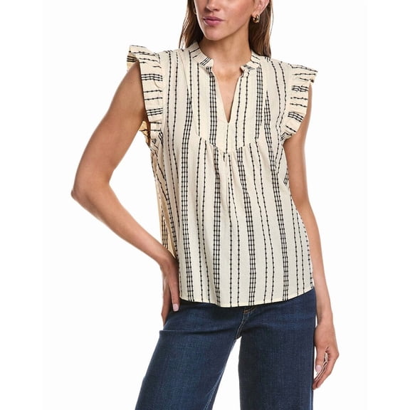 Ichi womens Ihjosine To Cap Sleeve Top, 42, White