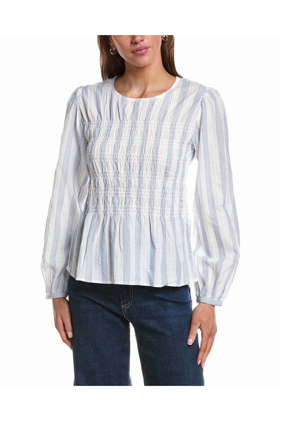 womens Ihrebekka Woven Blouse, 34, White