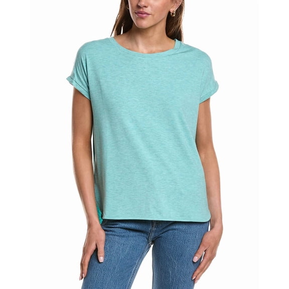 Ichi womens Ihrebel High-Low T-Shirt, xs, Blue