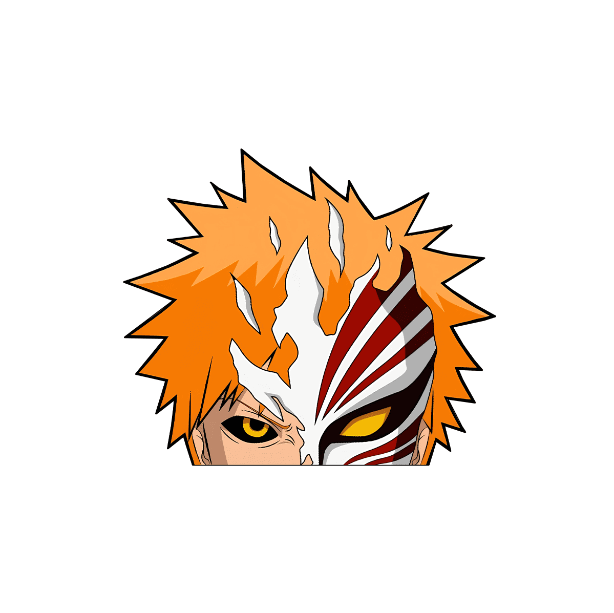 Ichigo Kurosaki Peeker Sticker – Bleach Anime Vinyl Decal