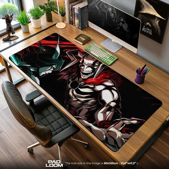 Ichigo vs Ulquiorra Mouse Pad, Anime Gaming Desk Mat, Hollow Clash Artwork, Large Computer Desk Pad