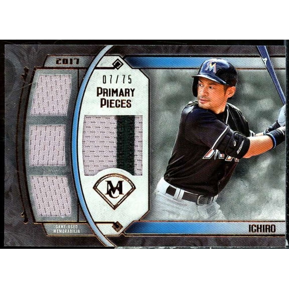 Ichiro 2017 Topps Museum Collection Primary Pieces Quad Relics Copper #SPRI