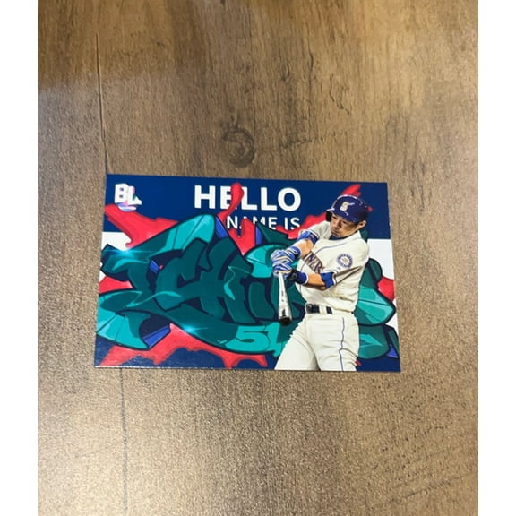 Ichiro MLB Seattle Mariners 2023 Topps Big League Roll Call Wildstyle Edition RC-15 trading card