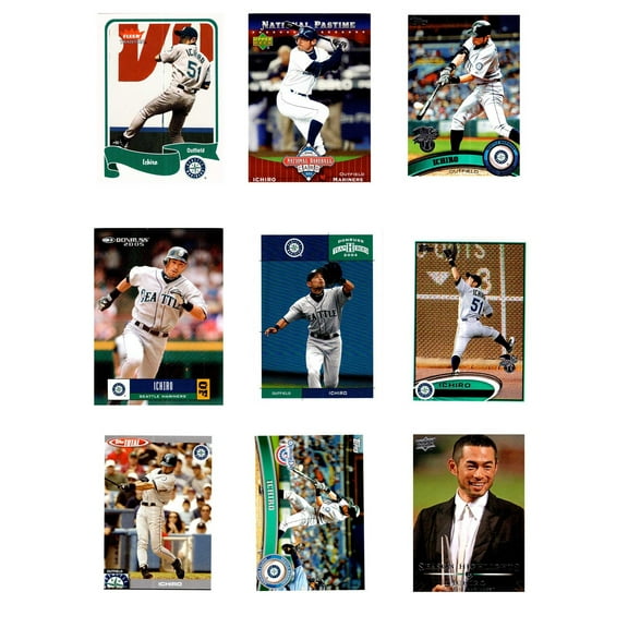 Ichiro Seattle Mariners Trading Cards Set