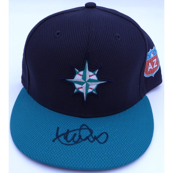 Ichiro Suzuki Autographed 2016 Spring Training Hat Seattle Mariners IS Holo SKU #225876