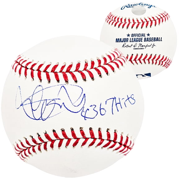 Ichiro Suzuki Autographed Official MLB Baseball Seattle Mariners "4367 Hits" IS Holo 212162
