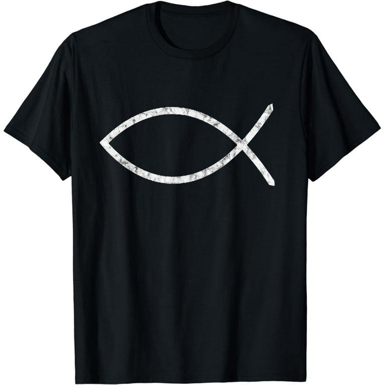 Jesus Shirts Fish Sign Christian T Shirts Jesus Shirts Fish Sign Christian T Shirts