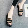 thumbnail image 1 of Ichuanyi Women Sandals Women Shoes Sexy Metal Chain With Thin Straps Ankle Loops Straps Flat Sandals, 1 of 9