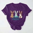 thumbnail image 1 of Ichuanyi Easter Shirts for Women Funny Bunny Face Graphic Print Rabbit T Shirt Summer Casual Short Sleeve Festival Holiday Tee Tops, 1 of 5