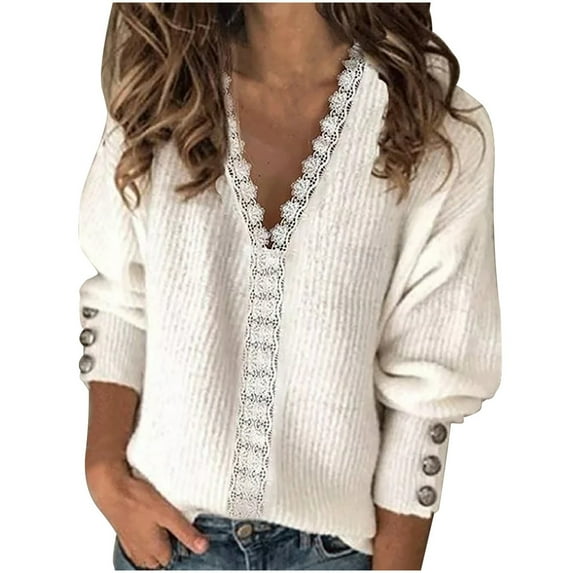Ichuanyi Solid High Neck Sweaters for Women's Casual Long Sleeve Knit Pullover Jumper Tops Basic Turtleneck Sweater