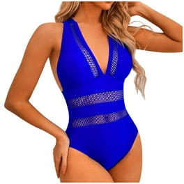 Time and Tru Women s and Women s Plus Mini Stripe One Piece Swimsuit Walmart