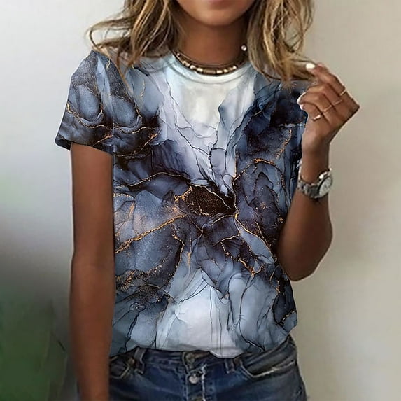 Top Shirt For WomenShort SleevesOutdoorFashion Causal Tees