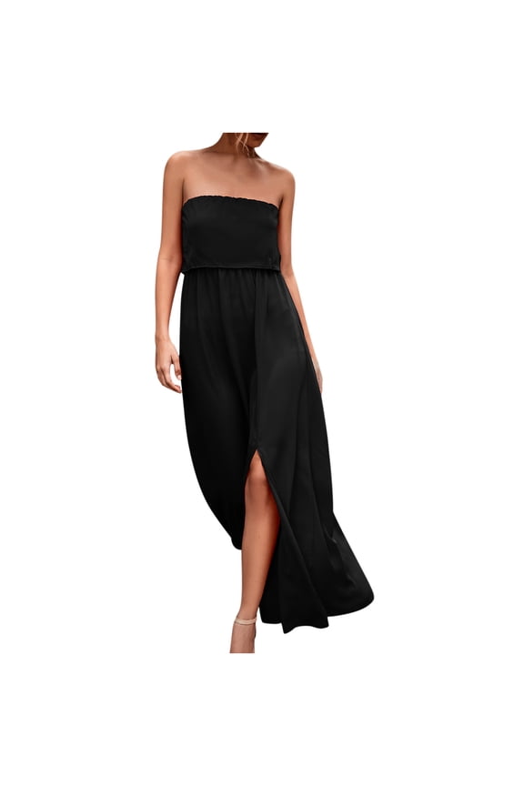 Ichuanyi Woman Dress, Summer Fashion Women Summer Off The Shoulder Maxi Dress Boho Casual Loose Long Dress