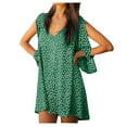 thumbnail image 1 of Ichuanyi Woman Dress, Summer Fashion Women off shoulder Summer Beach Casual Evening Party Short Mini Dress, 1 of 7