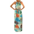thumbnail image 1 of Ichuanyi Woman Dress Womens Summer Print Boho Long Maxi Evening Party Beach Floral Long Dress, 1 of 7
