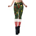 thumbnail image 1 of Ichuanyi Women Fashion Leggings Skinny Christmas Pattern Printed High Waist Stretchy Tights Trouser Yoga Pants, 1 of 4