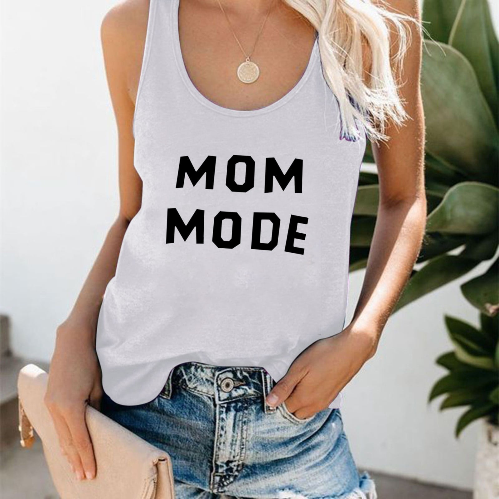 Little Hunter Women's Skull Print Tank Top - Hollow Out Back, Sleeveless Casual Tee, Large/X-Large - View #9