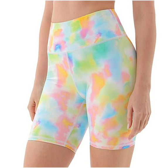 Ichuanyi Womens Yoga Pants, Women Printed Running Shorts Sport Pant Elastic Waist Workout Shorts