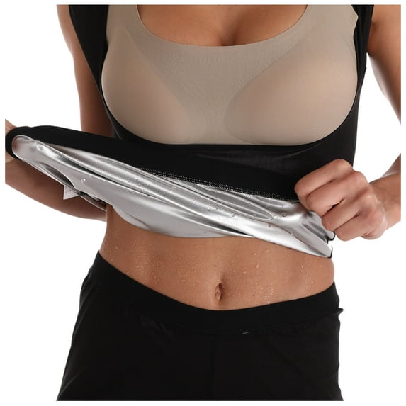 Ichuanyi Women Sports Sweat Shapewear Chest Support Abdomen Body Shaper Vest Top