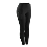 Ichuanyi Women Workout Out Pocket Leggings Fitness Sports Running Yoga Athletic Pants