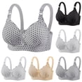 thumbnail image 1 of Ichuanyi Women's Bra Wire Free Underwear OnePiece Bra Everyday Plus Size Underwear Bras, 1 of 5