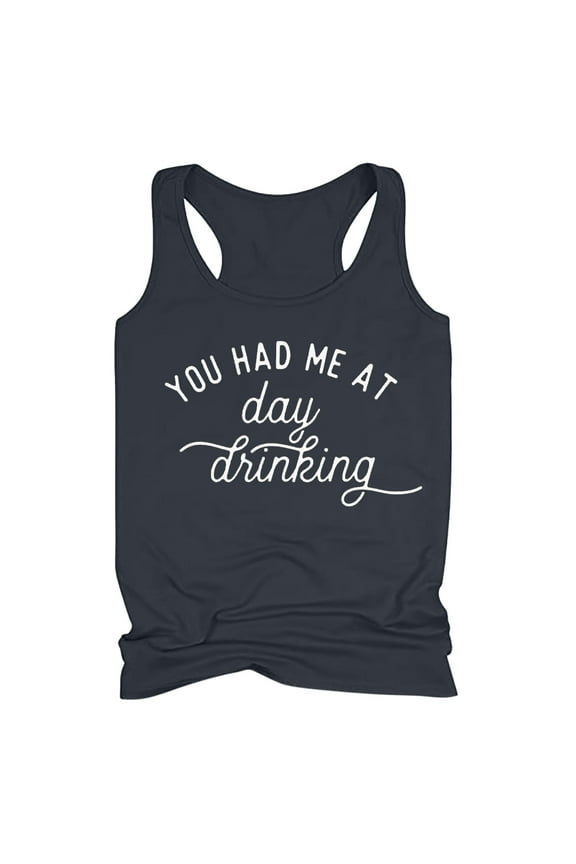 Ichuanyi Women's Drinking Tank Tops Adult Girls Summer Beach Funny Graphic Racerback Tanks Vest Sayings Blouse