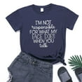 thumbnail image 1 of Ichuanyi Women's Letter Print Causal Fashion All-Match Short Sleeve T-shirt Tops, 1 of 4