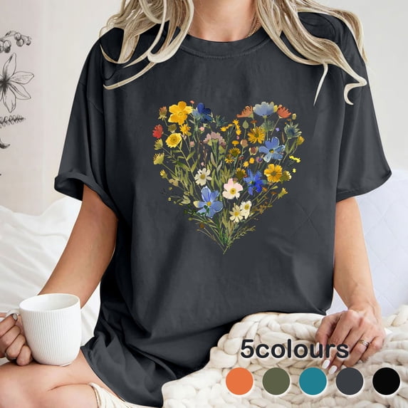 Ichuanyi Women's Oversized Tshirts Graphic Tees Dropped Shoulders Crew Neck Summer Short Sleeve Casual Loose Basic Tunic Tops