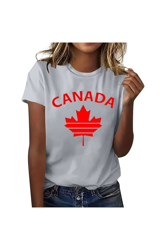 Ichuanyi Womens Cute Graphic Printed Tee Shirts Vintage Short Sleeve Cotton Shirts Tops